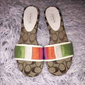 NWOT Coach Ellah Wedges/Sandals